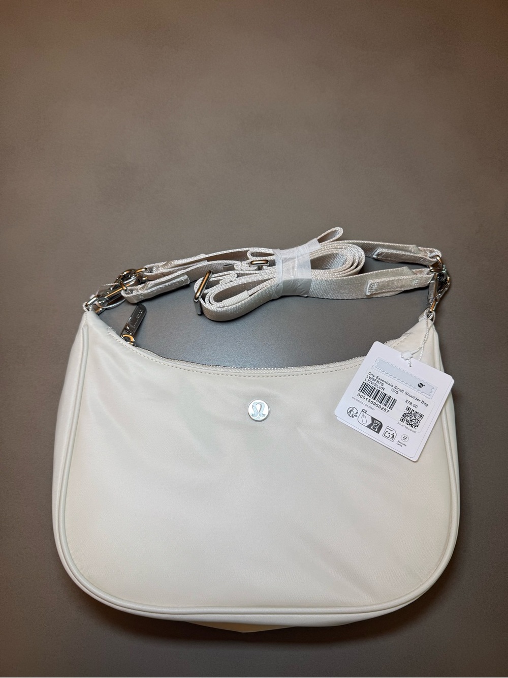 lululemon City Essentials Small Shoulder Bag Shoulder Bag in White NWT